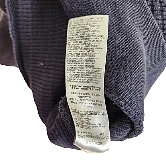 Faded Black Men's Diesel Thermal Shirt - Size Large - Picture 6 of 7